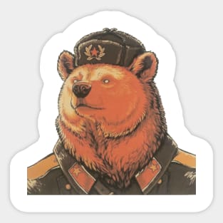 Soviet Union Russian Bear, Sticker